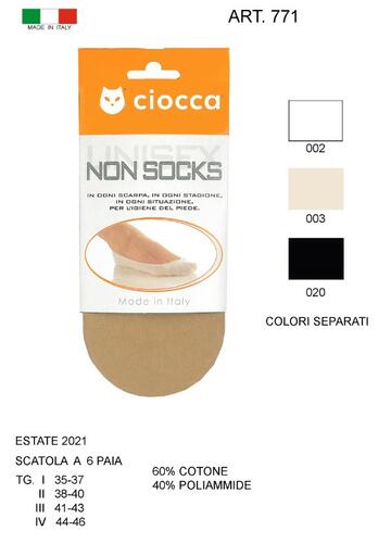 - 771 salvapiede cotone unisex